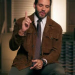 Daniel_Sunjata_Brown_Suede_Jacket