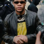 Devin-Haney-N-Y-Street-Style-Black-Leather-Jacket