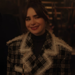 Emily-Cooper-Tv-Series-Emily-In-Paris-S04-Lily-Collins-Ruffled-Plaid-Coat