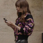 Lily-Collins-Emily-In-Paris-Season-3-Bomber-Jacket