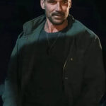 Frank-Grillo-Cotton-Green-Jacket