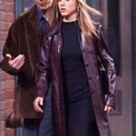 Friends-Rachel-Green-Maroon-Leather-Coat