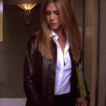 Friends-Rachel-Green-Maroon-Leather-Coat
