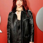 GQ-Men-of-the-Year-Awards-Dua-Lipa-Black-Leather-Jacket