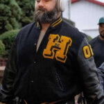 Jason-Kelce-High-School-Lacrosse-Black-Varsity-Jacket
