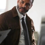 Daniel_Sunjata_Brown_Suede_Jacket