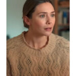 His-Three-Daughters-2024-Elizabeth-Olsen-Beige-Pointelle-Sweater
