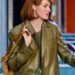 Renate-Reinsve-A-Different-Man-2024-Leather-Blazer