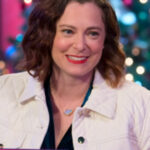 Is-It-Cake-Holiday-2024-Rachel-Bloom-White-Quilted-Jacket