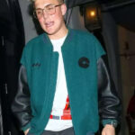 Jake-Paul-American-Actor-Green-and-Black-Varsity-Bomber-Jacket