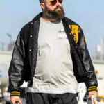 Jason-Kelce-High-School-Lacrosse-Black-Varsity-Jacket