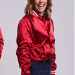 Jingle-Bell-Run-Ashley-Williams-Red-Bomber-Jacket