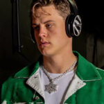 Joe-Burrows-Green-Denim-Jacket