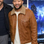 John-Legend-Singer-Shearling-Brown-Leather-Jacket