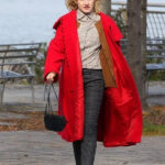 Julia-Garner-Modern-Love-Hooded-Wool-Coat