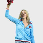 Kaitlin-Olson-Blue-Varsity-Jacket