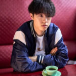 Kim-Dong-hwi-Troll-Factory-2024-Blue-Varsity-Jacket