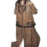 Kim-Kardashian-Los-Angeles-2024-Shearling-Leather-Trench-Coat
