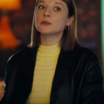 Jella-Haase-Kleo-2024-Black-Leather-Coat