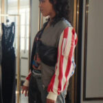 La-Maison-2024-Zita-Hanrot-Striped-Bomber-Jacket
