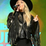 Lainey-Wilson-Country-Power-Players-2024-Fringe-Leather-Jacket