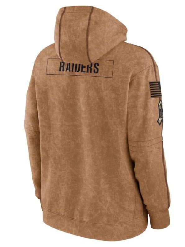 NFL 2023 Las Vegas Raiders Brown Hoodie - PINESMAX