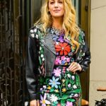 Blake-Lively-It-Ends-with-Us-Black-Leather-Floral-Jacket