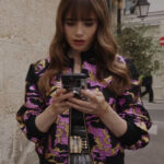 Lily-Collins-Emily-In-Paris-Season-3-Bomber-Jacket