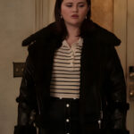 Mabel-Only-Murders-in-the-Building-S04-Selena-Gomez-Faux-Sherpa-Biker-Jacket
