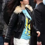 Marisa-Abela-Back-To-Black-2024-Quilted-Leather-Jacket