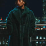 Kelly-Rowland-Mea-Culpa-2024-Green-Faux-Fur-Coat