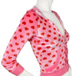 Megan-Fox-Pink-Heart-Hoodie