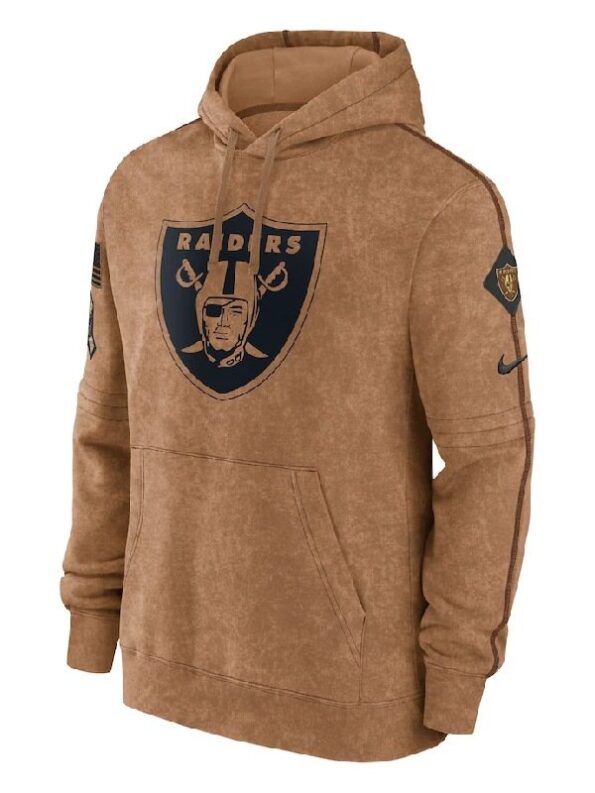 NFL 2023 Las Vegas Raiders Brown Hoodie - PINESMAX