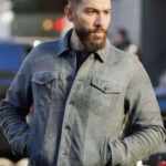 Omar-Adom-Gray-Suede-Leather-Jacket