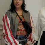 La-Maison-2024-Zita-Hanrot-Striped-Bomber-Jacket