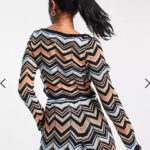 Queenie-2024-Dionne-Brown-Zig-Zag-Knitted-Cardigan