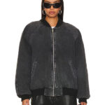 Queenie-2024-Dionne-Brown-Black-Denim-Bomber-Jacket