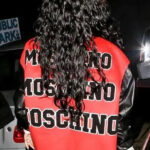 Rihanna-Moschino-Oversized-Red-and-Black-Varsity-Jacket