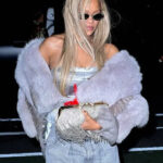 Rihanna-NYC-2024-Grey-Fuzzy-Jacket-4