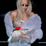 Rihanna-NYC-2024-Grey-Fuzzy-Jacket-4