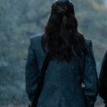 Sister-Paxton-Film-Heretic-2024-Chloe-East-Grey-Mid-Length-Coat