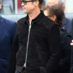 F1-2025-Brad-Pitt-Black-Suede-Jacket