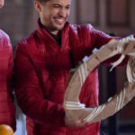 The-5-Year-Christmas-Party-2024-Jordan-Fisher-Red-Puffer-Jacket