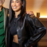 The-Gringo-Stole-Christmas-Movie-Emily-Tosta-Leather-Jacket