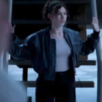 Lift-Ursula-Corbero-Black-Bomber-Leather-Jacket