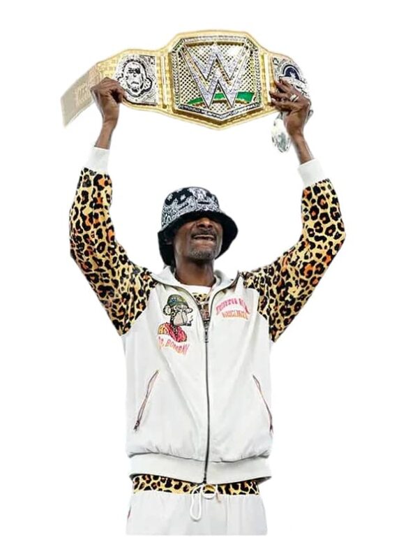 Death Row Snoop Dogg Leopard Track Jacket - PINESMAX
