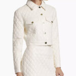Is-It-Cake-Holiday-2024-Rachel-Bloom-White-Quilted-Jacket
