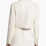 Is-It-Cake-Holiday-2024-Rachel-Bloom-White-Quilted-Jacket