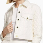 Is-It-Cake-Holiday-2024-Rachel-Bloom-White-Quilted-Jacket