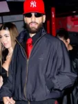 Maluma-Afterparty-Met-Gala-2025-Black-Bomber-Jacket